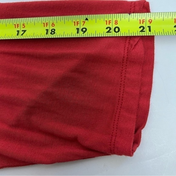 LANE BRYANT Women’s Pullover Top Sz 3X (22) Orange Rust Color V-neck Long Sleeve - Picture 11 of 11